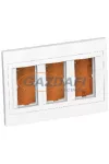 SCHNEIDER ALB44466N ALTIRA 3x2 modulos süllyesztő doboz, komplett, polárfehér SCHNEIDER ALB44466N ALTIRA 3x2 modulos süllyesztő doboz, komplett, polárfehér