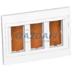   SCHNEIDER ALB44466N ALTIRA 3x2 modulos süllyesztő doboz, komplett, polárfehér