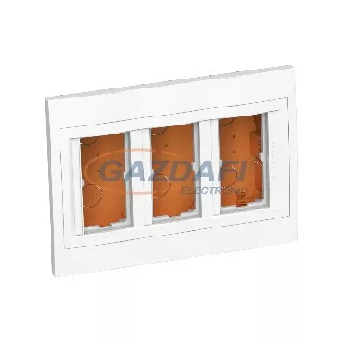 SCHNEIDER ALB44466N ALTIRA 3x2 modulos süllyesztő doboz, komplett, polárfehér SCHNEIDER ALB44466N ALTIRA 3x2 modulos süllyesztő doboz, komplett, polárfehér
