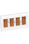 SCHNEIDER ALB44468N ALTIRA 4x2 modulos süllyesztő doboz, komplett, polárfehér SCHNEIDER ALB44468N ALTIRA 4x2 modulos süllyesztő doboz, komplett, polárfehér