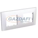   SCHNEIDER ALB44652 ALTIRA Kettes keret vízszintes, polárfehér