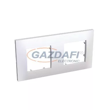 SCHNEIDER ALB44652 ALTIRA Kettes keret vízszintes, polárfehér SCHNEIDER ALB44652 ALTIRA Kettes keret vízszintes, polárfehér
