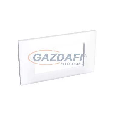 SCHNEIDER ALB44654 ALTIRA 4 modulos egyterű keret vízszintes, polárfehér SCHNEIDER ALB44654 ALTIRA 4 modulos egyterű keret vízszintes, polárfehér
