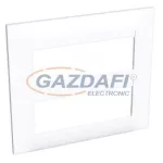   SCHNEIDER ALB44658 ALTIRA 6+6 modulos egyterű keret vízszintes, polárfehér