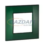   SCHNEIDER ALB44750 ALTIRA Egyes keret, kristály smaragd zöld
