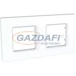   SCHNEIDER ALB44812 ALTIRA Kettes keret vízszintes, Quadro polárfehér
