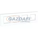   SCHNEIDER ALB44818 ALTIRA Négyes keret vízszintes, Quadro polárfehér