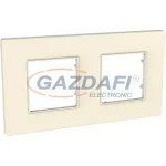   SCHNEIDER ALB44822 ALTIRA Kettes keret vízszintes, Quadro gyöngyház