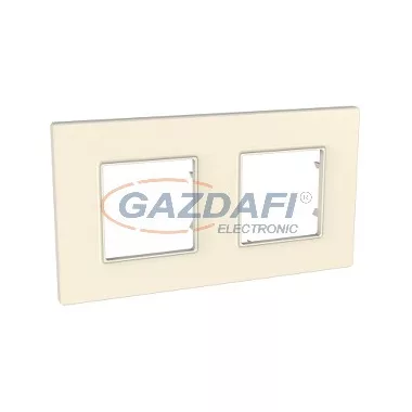 SCHNEIDER ALB44822 ALTIRA Kettes keret vízszintes, Quadro gyöngyház SCHNEIDER ALB44822 ALTIRA Kettes keret vízszintes, Quadro gyöngyház