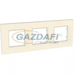   SCHNEIDER ALB44827 ALTIRA Hármas keret vízszintes, Quadro gyöngyház