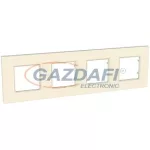   SCHNEIDER ALB44828 ALTIRA Négyes keret vízszintes, Quadro gyöngyház