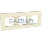   SCHNEIDER ALB44837 ALTIRA Hármas keret vízszintes, Quadro kő