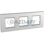   SCHNEIDER ALB44847 ALTIRA Hármas keret vízszintes, Quadro alumínium