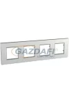 SCHNEIDER ALB44848 ALTIRA Négyes keret vízszintes, Quadro alumínium SCHNEIDER ALB44848 ALTIRA Négyes keret vízszintes, Quadro alumínium