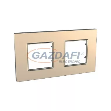SCHNEIDER ALB44852 ALTIRA Kettes keret vízszintes, Quadro réz SCHNEIDER ALB44852 ALTIRA Kettes keret vízszintes, Quadro réz