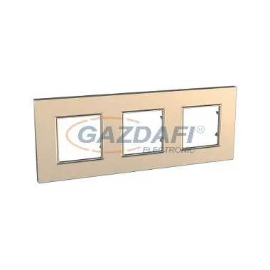 SCHNEIDER ALB44857 ALTIRA Hármas keret vízszintes, Quadro réz SCHNEIDER ALB44857 ALTIRA Hármas keret vízszintes, Quadro réz