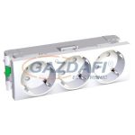   SCHNEIDER ALB45263 ALTIRA 3x2P+F dugalj csatlakozóaljzat 45° jelzőfénnyel, fehér