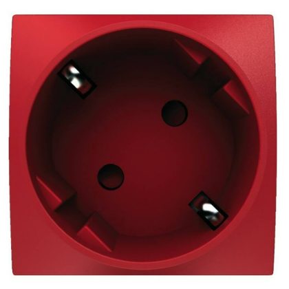 SCHNEIDER ALB45286 ALTIRA 2P + F socket locked, red