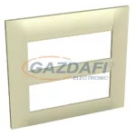   SCHNEIDER ALB45718 ALTIRA 6+6 modulos egyterű keret vízszintes, márvány