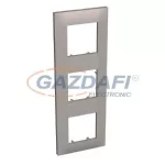   SCHNEIDER ALB45729 ALTIRA Hármas keret függőleges, gránit