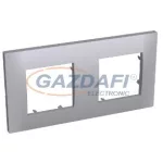 SCHNEIDER ALB45732 ALTIRA Kettes keret vízszintes, szürke