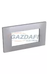 SCHNEIDER ALB45734 ALTIRA 4 modulos egyterű keret vízszintes, szürke SCHNEIDER ALB45734 ALTIRA 4 modulos egyterű keret vízszintes, szürke