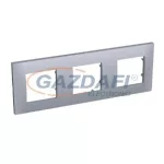 SCHNEIDER ALB45737 ALTIRA Hármas keret vízszintes, szürke