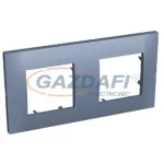   SCHNEIDER ALB45742 ALTIRA Kettes keret vízszintes, pala kék