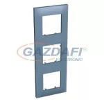   SCHNEIDER ALB45749 ALTIRA Hármas keret függőleges, pala kék