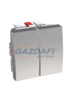 SCHNEIDER ALB46065 ALTIRA Egypólusú kapcsoló + egypólusú nyomó 16 A, alumínium SCHNEIDER ALB46065 ALTIRA Egypólusú kapcsoló + egypólusú nyomó 16 A, alumínium