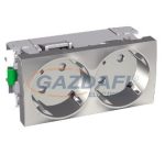   SCHNEIDER ALB46252 ALTIRA 2x2P+F dugalj csatlakozóaljzat 45°, alumínium