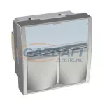   SCHNEIDER ALB46326N ALTIRA Infraplus 2xRJ45 csatlakozó Cat6 UTP, alumínium