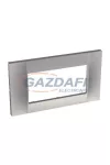 SCHNEIDER ALB46654 ALTIRA 4 modulos egyterű keret vízszintes, alumínium SCHNEIDER ALB46654 ALTIRA 4 modulos egyterű keret vízszintes, alumínium
