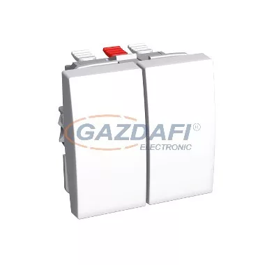 SCHNEIDER ALB47063 ALTIRA kettős nyomó polárfehér 10A, antibakteriális SCHNEIDER ALB47063 ALTIRA kettős nyomó polárfehér 10A, antibakteriális