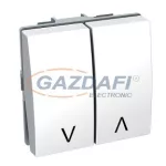   SCHNEIDER ALB47089 ALTIRA Redőnynyomó polárfehér 16A, antibakteriális