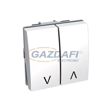 SCHNEIDER ALB47089 ALTIRA Redőnynyomó polárfehér 16A, antibakteriális SCHNEIDER ALB47089 ALTIRA Redőnynyomó polárfehér 16A, antibakteriális