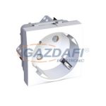   SCHNEIDER ALB47282 ALTIRA 2P+F dugalj csatlakozóaljzat 45° gyermekvédelemmel, polárfehér, antibakteriális