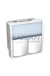 SCHNEIDER ALB47356N ALTIRA Alombard informatikai aljzat 2xRJ45 Cat6 STP polárfehér, antibakteriális SCHNEIDER ALB47356N ALTIRA Alombard informatikai aljzat 2xRJ45 Cat6 STP polárfehér, antibakteriális