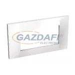   SCHNEIDER ALB47654 ALTIRA 4 modulos egyterű keret polárfehér, antibakteriális
