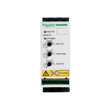 SCHNEIDER ATS01N222QN Altistart 01 lágyindító / lágyleállító, 22A, 11kW, 3f, 380…415 VAC, 2 vezérelt fázis