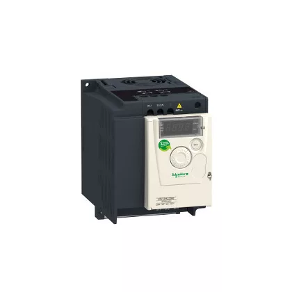   SCHNEIDER ATV12HU22M2 Altivar ATV12 frekvenciaváltó, 2,2kW, 1f, 230 VAC, Modbus RTU, IP20, hűtőbordás