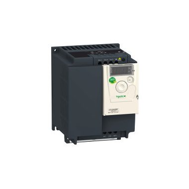 SCHNEIDER ATV12HU40M3 Altivar ATV12 frekvenciaváltó, 4kW, 3f, 230 VAC, Modbus RTU, IP20, hűtőbordás