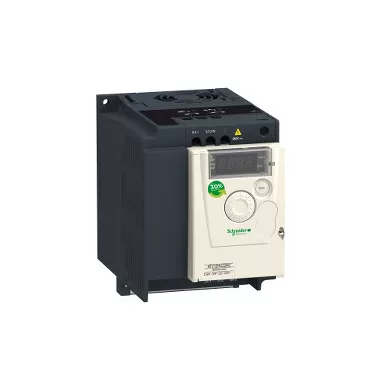 SCHNEIDER ATV12PU15M3 Altivar ATV12 frekvenciaváltó, 1,5kW, 3f, 230 VAC, Modbus RTU, IP20, hűtőborda nélkül