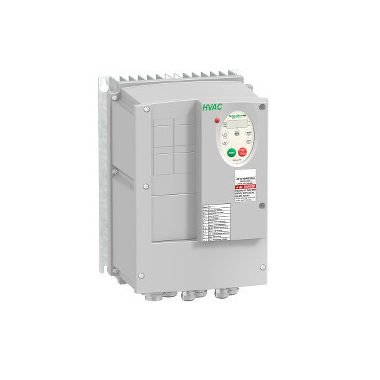 SCHNEIDER ATV212WU15N4C Altivar ATV212 frekvenciaváltó épületes alkalmazásokra, 1,5kW, 3f, 380…480 VAC, IP55, C1 osztályú EMC szűrővel