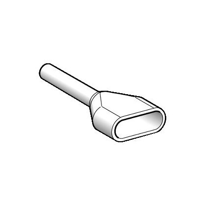   SCHNEIDER AZ5DE005 Dupla érvéghüvely 2x0,50 mm2 NFC 1x1000db csomagban fehér L=18,5mm