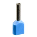   SCHNEIDER AZ5DE0071 Dupla érvéghüvely 2x0,75 mm2 NFC 1x1000db csomagban kék L=15mm