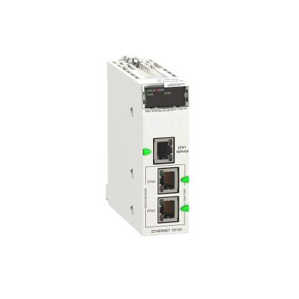   SCHNEIDER BMENOC0311C X80 kommunikációs modul, FactoryCast Ethernet, lakkozott