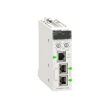 SCHNEIDER BMENOS0300 X80 kommunikációs modul, Ethernet DRS switch