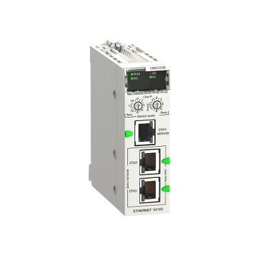 SCHNEIDER BMXCRA31210C X80 ERIO modul, nagyteljesítményű, Expert kártya fogadásra, lakkozott