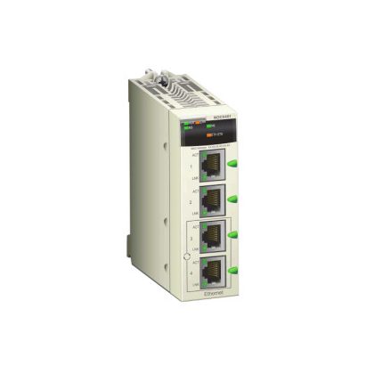   SCHNEIDER BMXNOC0401 X80 kommunikációs modul, M340, Ethernet IP / Modbus TCP/IP
